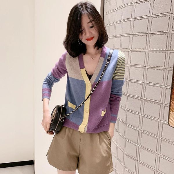 women's knits & tees european station spring and summer 2021 mercerized cotton knitted cardigan autumn short sweater coat thin, White
women's knits & tees european station spring and summer 2021 mercerized cotton knitted cardigan autumn short sweater coat thin, White