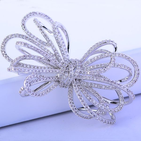 brooch micro inlaid zircon pin bowknot high grade female wedding dress accessories manufacturers wholesale, Gray
brooch micro inlaid zircon pin bowknot high grade female wedding dress accessories manufacturers wholesale, Gray
