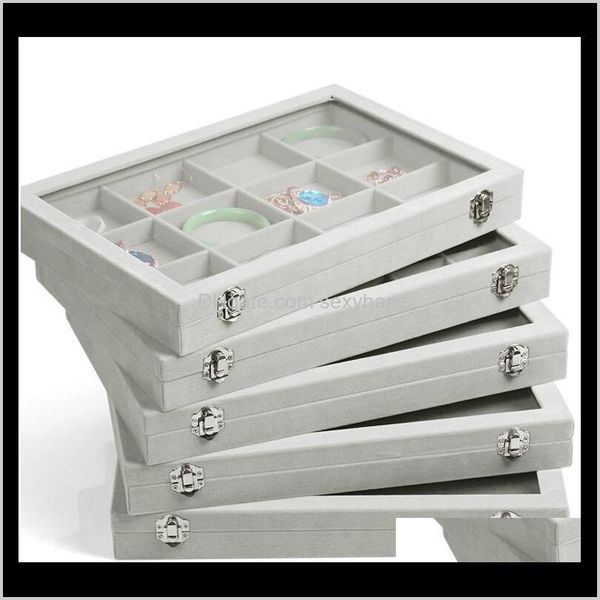 packaging & drop delivery 2021 ice gray veet glass lid boxes ring tray necklace earrings bracelets loose beads jewelry display stand 8w9nc, Black
packaging & drop delivery 2021 ice gray veet glass lid boxes ring tray necklace earrings bracelets loose beads jewelry display stand 8w9nc, Black