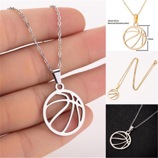 pendant necklaces hip hop sports accessories personality volleyball necklace stainless steel ins jewelry hanging chain, Silver
pendant necklaces hip hop sports accessories personality volleyball necklace stainless steel ins jewelry hanging chain, Silver