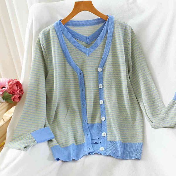 sweaters cardigan women fashion stripe sweater autumn single-breasted v-neck knit cardigans + sleeveless vest 2 piece set, White;black
sweaters cardigan women fashion stripe sweater autumn single-breasted v-neck knit cardigans + sleeveless vest 2 piece set, White;black