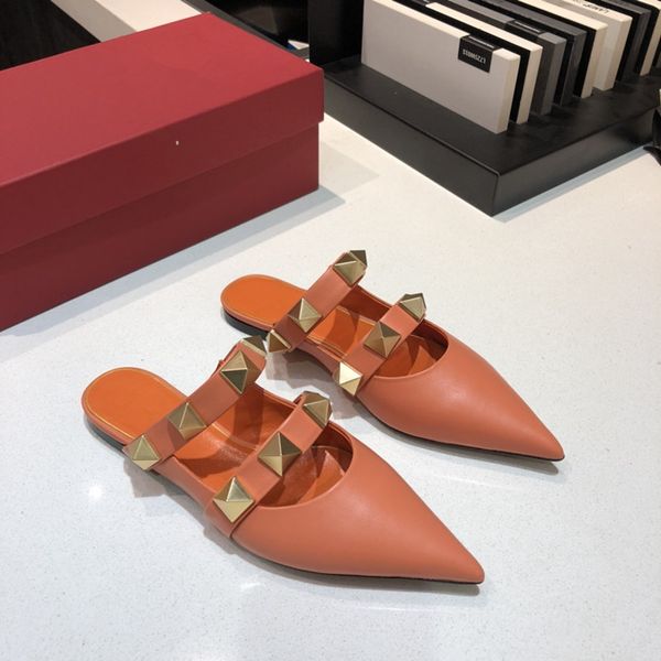 luxury designer sandals womens classic rivet metal buckle flat design genuine leather material exquisite workmanship adhesive orange women s, Black
luxury designer sandals womens classic rivet metal buckle flat design genuine leather material exquisite workmanship adhesive orange women s, Black