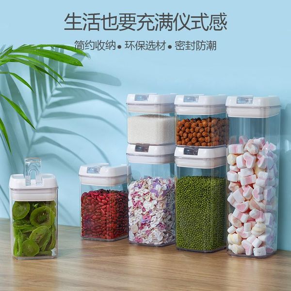 storage bottles & jars plastic cereal dispenser air tight food container organizer with lid almacenaje cocina pantry ac50cn
storage bottles & jars plastic cereal dispenser air tight food container organizer with lid almacenaje cocina pantry ac50cn