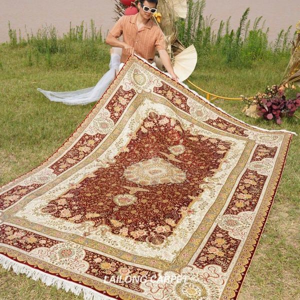 carpets 6'x9' red handmade silk area rug turkish hand craft porch nepali carpet (yl0982a)
carpets 6'x9' red handmade silk area rug turkish hand craft porch nepali carpet (yl0982a)