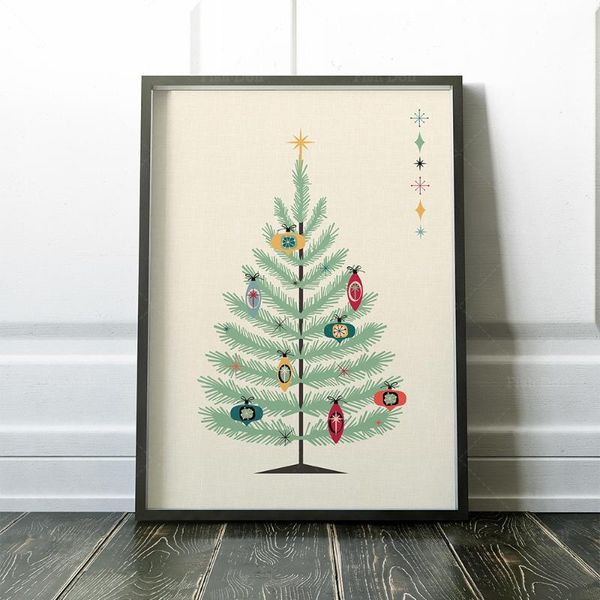 paintings mid century modern, christmas print, xmas art wall prints canvas painting home decor
paintings mid century modern, christmas print, xmas art wall prints canvas painting home decor
