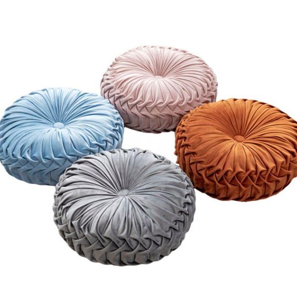 seatand back cushion round solid color pleated floor pillow diameter 38 * 10cm used as a bolster sofa-cushion head cushion/decorative
seatand back cushion round solid color pleated floor pillow diameter 38 * 10cm used as a bolster sofa-cushion head cushion/decorative