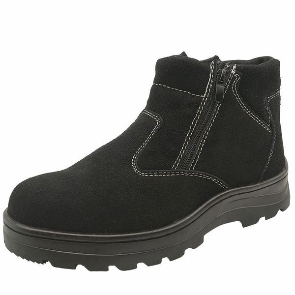 boots men's big size steel toe cap working safety welding shoes platform puncture proof cow suede leather ankle zapatos hombre, Black
boots men's big size steel toe cap working safety welding shoes platform puncture proof cow suede leather ankle zapatos hombre, Black