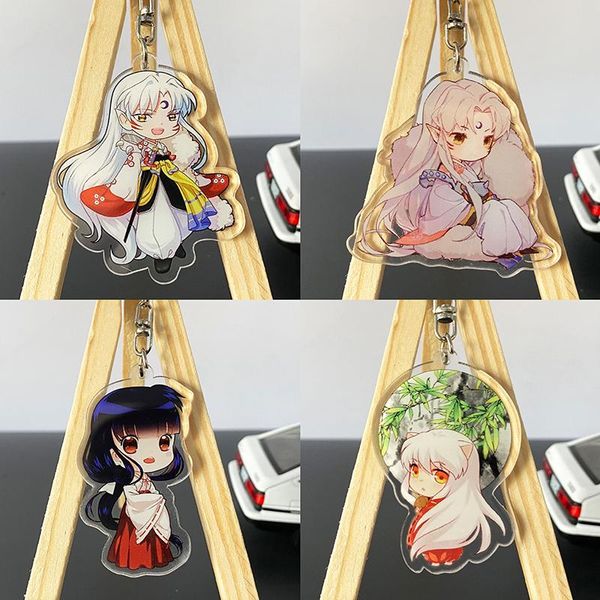 keychains classic japanese anime inuyasha acrylic keychain higurashi kagome sesshoumaru figures pendant key chain ring holder fans gift, Silver
keychains classic japanese anime inuyasha acrylic keychain higurashi kagome sesshoumaru figures pendant key chain ring holder fans gift, Silver