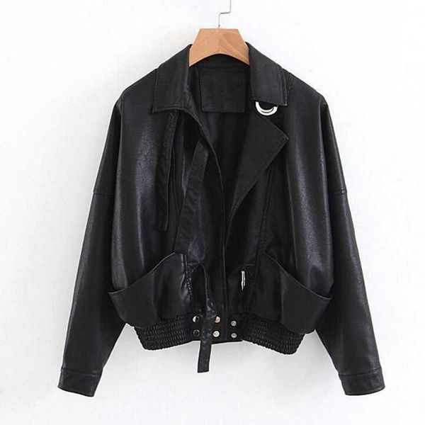 women's leather & faux spring pu jacket women black soft jackets coats for ladies motorcycle casual fashion female clothes
women's leather & faux spring pu jacket women black soft jackets coats for ladies motorcycle casual fashion female clothes