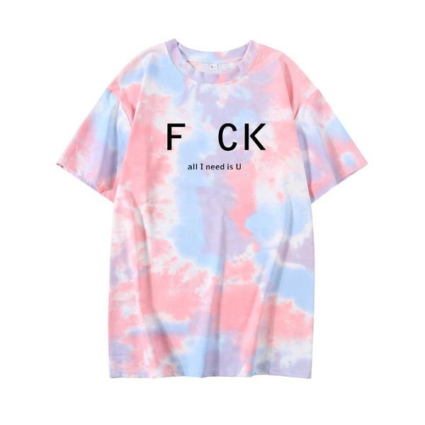 women's t-shirt f all i need is u printing pattern summer all-match women tie dye japan korean casual fashion harajuku style, White
women's t-shirt f all i need is u printing pattern summer all-match women tie dye japan korean casual fashion harajuku style, White