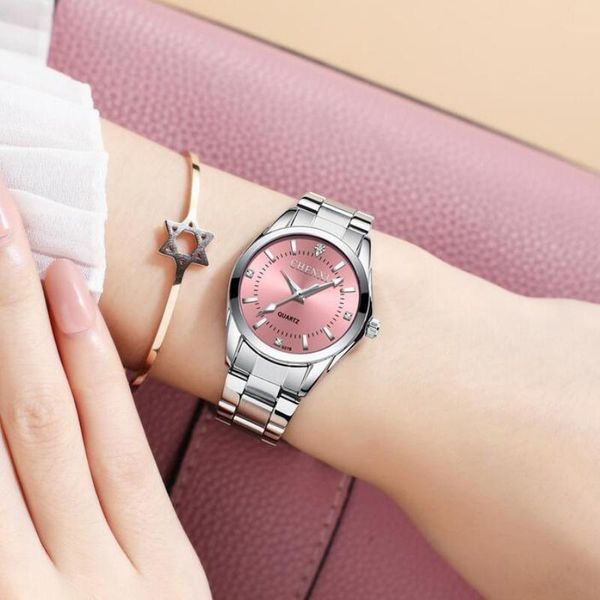 wristwatches chenxi women's watches crystal wrist watch women waterproof stainless steel clock, Slivery;brown
wristwatches chenxi women's watches crystal wrist watch women waterproof stainless steel clock, Slivery;brown