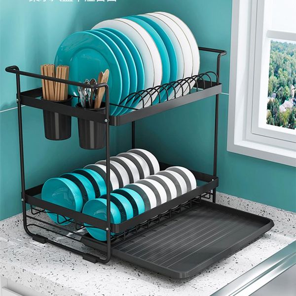hooks & rails 3-tier draining rack bowl storage kitchen plate board dishhanger dish tableware chopsticks holder
hooks & rails 3-tier draining rack bowl storage kitchen plate board dishhanger dish tableware chopsticks holder