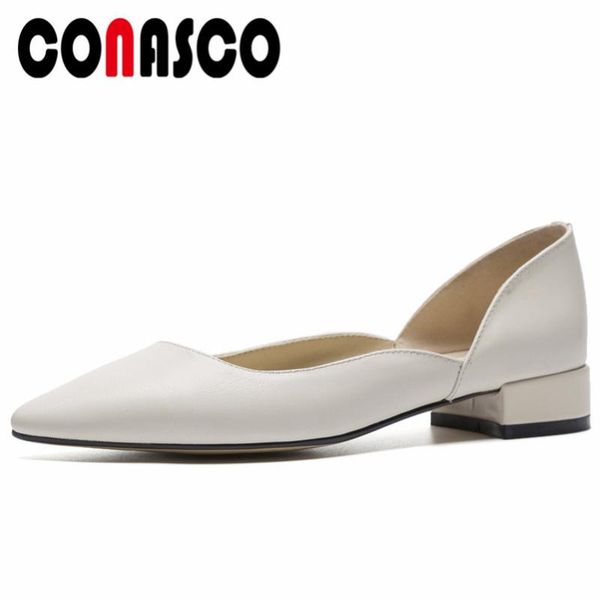 dress shoes conasco women genuine leather concise pumps thick heeled slip on soft wedding woman pointed toe fashion, Black
dress shoes conasco women genuine leather concise pumps thick heeled slip on soft wedding woman pointed toe fashion, Black