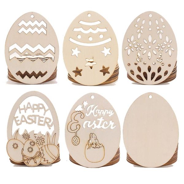 party decoration 10pcs diy happy easter wooden egg pendants unpainted crafts hanging ornament with string for home handmade kids gift
party decoration 10pcs diy happy easter wooden egg pendants unpainted crafts hanging ornament with string for home handmade kids gift