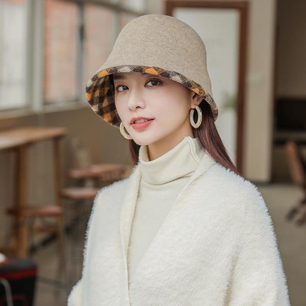 wide brim hats lamb wool for women autumn winter bucket hat soft warm fisherman solid color casual panama cap, Blue;gray
wide brim hats lamb wool for women autumn winter bucket hat soft warm fisherman solid color casual panama cap, Blue;gray