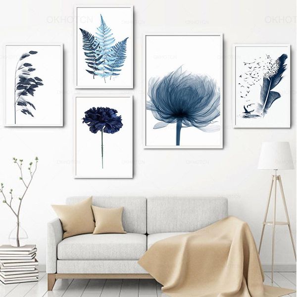 paintings minimalist blue botanical leaf poster nordic flowers plant canvas painting wall art pictures for living room decor unframed
paintings minimalist blue botanical leaf poster nordic flowers plant canvas painting wall art pictures for living room decor unframed