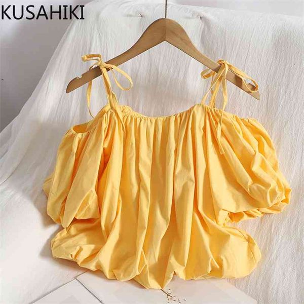 kushaiki korean bow tie sling slash neck blouse causal sweet puff sleeve women shirts summer short blusas 6j497 210603, White
kushaiki korean bow tie sling slash neck blouse causal sweet puff sleeve women shirts summer short blusas 6j497 210603, White