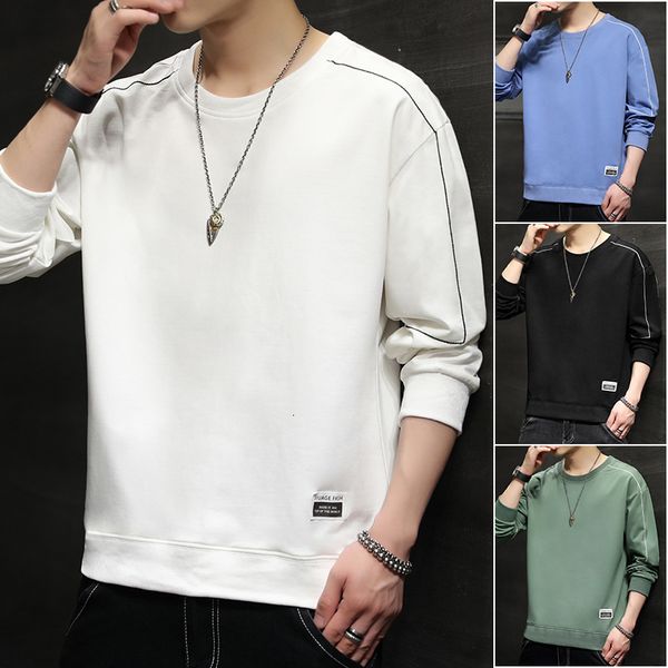 men's t shirts long sleeved t-shirt korean version ins sweater upper cloth spring and autumn trend bottomed shirt inner, White;black
men's t shirts long sleeved t-shirt korean version ins sweater upper cloth spring and autumn trend bottomed shirt inner, White;black