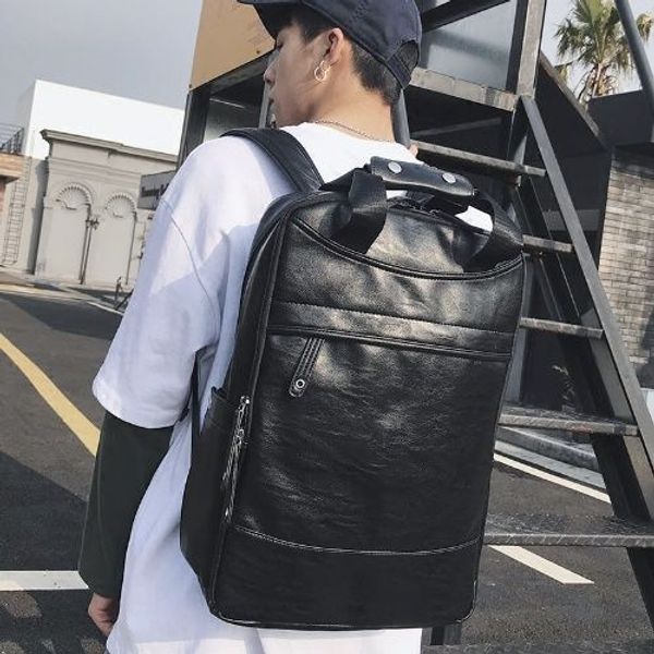 backpack trendy mens street leather backpack simple casual handbag outdoor casual backpack travel bag luggage bag
backpack trendy mens street leather backpack simple casual handbag outdoor casual backpack travel bag luggage bag