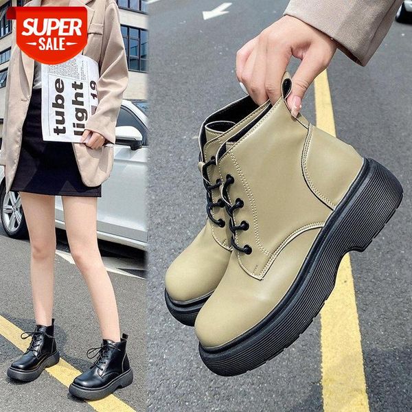 martin boot girl autumn fashion fairy style leisure thick bottom lace up motorcycle #mz8s, Black
martin boot girl autumn fashion fairy style leisure thick bottom lace up motorcycle #mz8s, Black