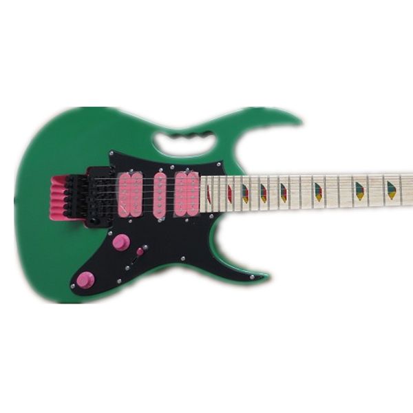 v7 green electric guitar hh pickups basswood body maple fingerboard tremolo bridge chrome hardware
v7 green electric guitar hh pickups basswood body maple fingerboard tremolo bridge chrome hardware
