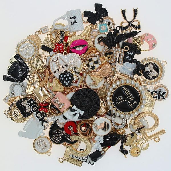 charms 10pcs mixed enamel rock black heart lipstick clothes bag hat alloy girl supplies for diy jewelry making accessory, Bronze;silver
charms 10pcs mixed enamel rock black heart lipstick clothes bag hat alloy girl supplies for diy jewelry making accessory, Bronze;silver