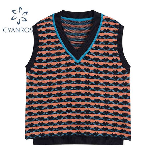 retro sleeveless pullover sweater vest women spring v neck waistcoat female korean harajuku streetwear holiday knitwear 210417, White
retro sleeveless pullover sweater vest women spring v neck waistcoat female korean harajuku streetwear holiday knitwear 210417, White