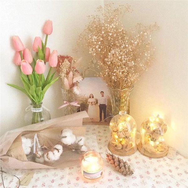 decorative flowers & wreaths nordic style tulip simulation flower high-end fake mini pu home furnishing decoration design floral arrangement
decorative flowers & wreaths nordic style tulip simulation flower high-end fake mini pu home furnishing decoration design floral arrangement