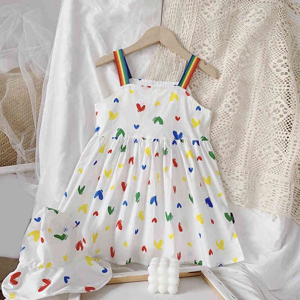 girl's dresses summer party kid clothes children for girls heart-shaped print suspender li7b, Red;yellow
girl's dresses summer party kid clothes children for girls heart-shaped print suspender li7b, Red;yellow