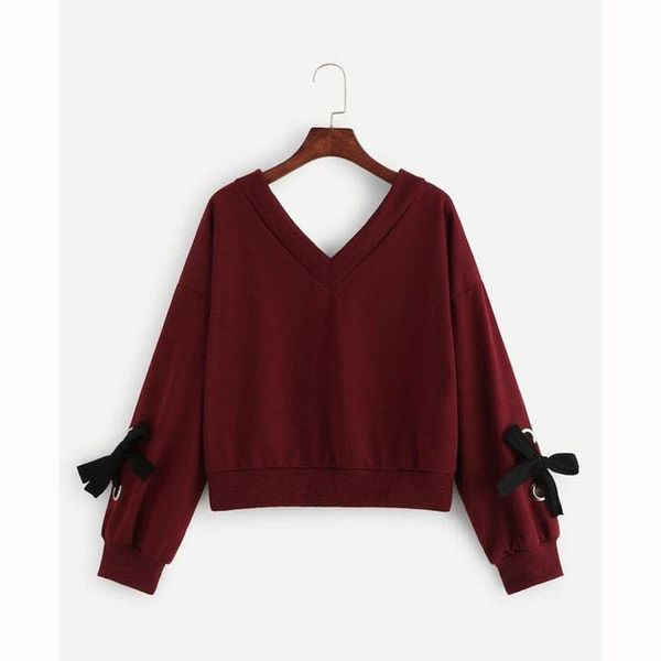 women's hoodies & sweatshirts 2021 women solid color pullover sweatshirt patchwork bow v-neck spring casual long sleeve knitted, Black
women's hoodies & sweatshirts 2021 women solid color pullover sweatshirt patchwork bow v-neck spring casual long sleeve knitted, Black