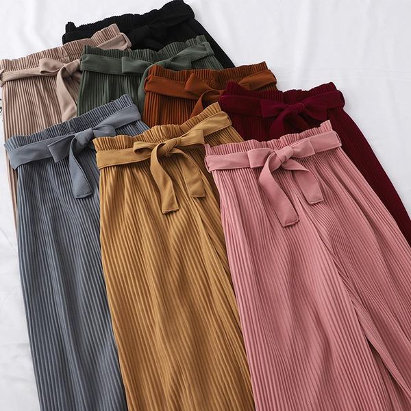 women's pants & capris korobov 2021 women wide leg trousers korean high waist streetwear casual female lacing joggers, Black;white
women's pants & capris korobov 2021 women wide leg trousers korean high waist streetwear casual female lacing joggers, Black;white