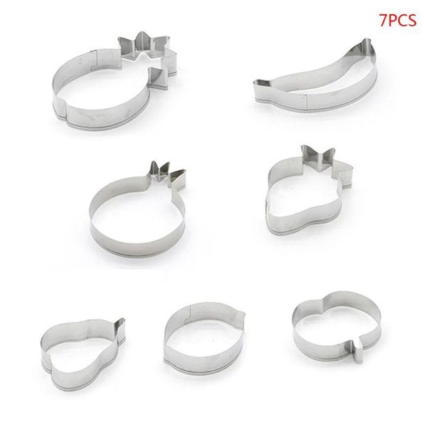 baking moulds 7pcs/set stainless steel fruit apple banana strawberry diy cookie biscuit mould cutter mold decorating tools
baking moulds 7pcs/set stainless steel fruit apple banana strawberry diy cookie biscuit mould cutter mold decorating tools