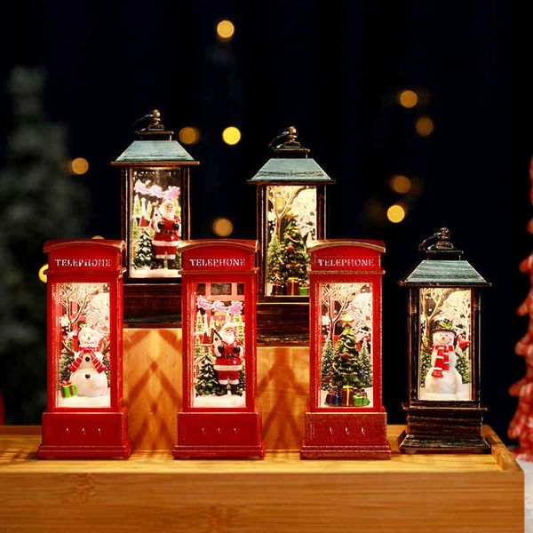 christmas decorations santa claus luminous telephone booth small oil lamp wind gift bar tabledecoration
christmas decorations santa claus luminous telephone booth small oil lamp wind gift bar tabledecoration