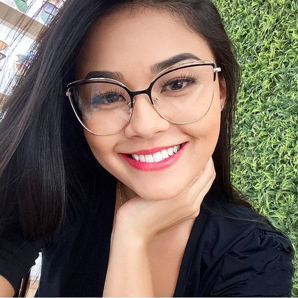 sunglasses cohk cat eye women myopia glasses anti blue light fashion metal optical frame computer blocking prescription eyeglasses, White;black
sunglasses cohk cat eye women myopia glasses anti blue light fashion metal optical frame computer blocking prescription eyeglasses, White;black