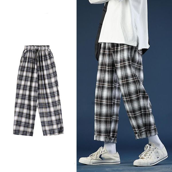 korean style runners chess of men loose in straight line high waist drape trend large size couples streetwear pants, Black
korean style runners chess of men loose in straight line high waist drape trend large size couples streetwear pants, Black