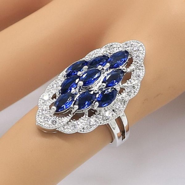 wedding rings blue green semi-precious 925 silver for women bridal jewelry birthday gift, Slivery;golden
wedding rings blue green semi-precious 925 silver for women bridal jewelry birthday gift, Slivery;golden
