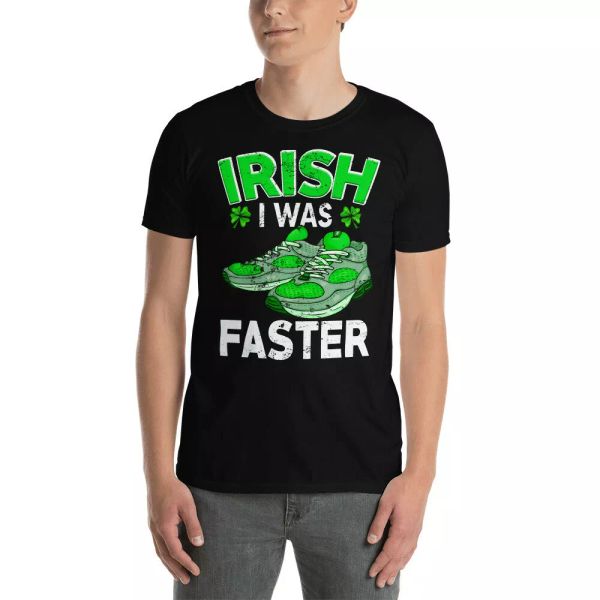 Irish I Was Faster Cool St Patrick's Day Green Shoes Lover T-Shirt, White;black
Irish I Was Faster Cool St Patrick's Day Green Shoes Lover T-Shirt, White;black