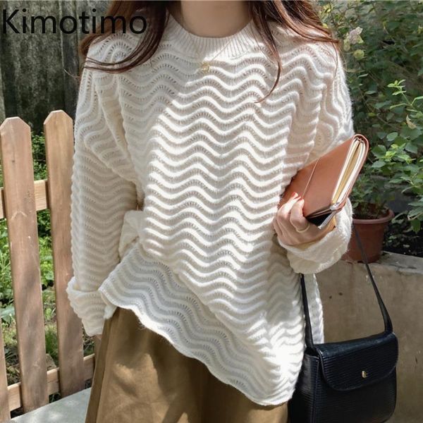 women's sweaters kimotimo women korean chic solid loose three-dimensional water ripple pullover autumn winter long sleeve lazy knit, White;black
women's sweaters kimotimo women korean chic solid loose three-dimensional water ripple pullover autumn winter long sleeve lazy knit, White;black