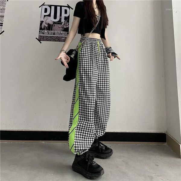 women's pants & capris women casual loose jogger high street patchwork 2021 waist drawstring trousers fashion plaid pant streetwear, Black;white
women's pants & capris women casual loose jogger high street patchwork 2021 waist drawstring trousers fashion plaid pant streetwear, Black;white