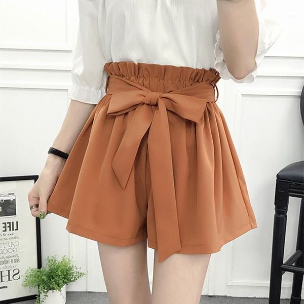 women's 2021 summer korean edition of pure color loose bow tight waist wide leg pants trend skirts, Black
women's 2021 summer korean edition of pure color loose bow tight waist wide leg pants trend skirts, Black