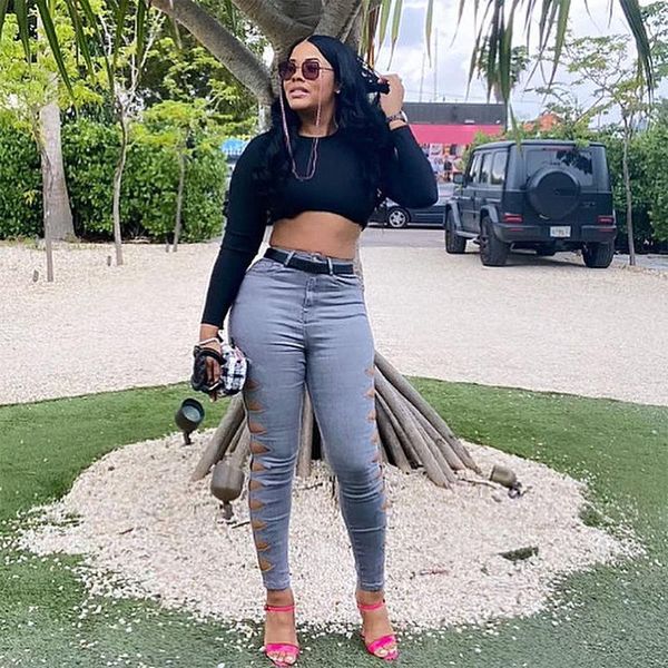 women's jeans casual women pants hollow out ripped solid color high streetwear skinny summer for outfit, Blue
women's jeans casual women pants hollow out ripped solid color high streetwear skinny summer for outfit, Blue