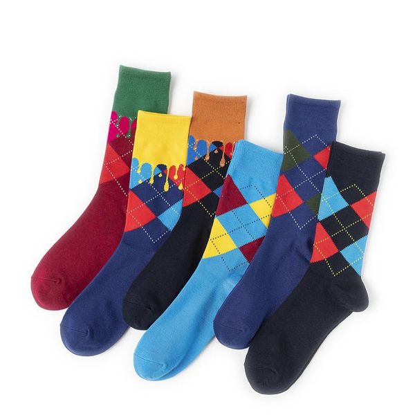 men's socks colorful business harajuku happy funny diamond pattern argyle women's solid thick warm geometric combed cotton, Black
men's socks colorful business harajuku happy funny diamond pattern argyle women's solid thick warm geometric combed cotton, Black