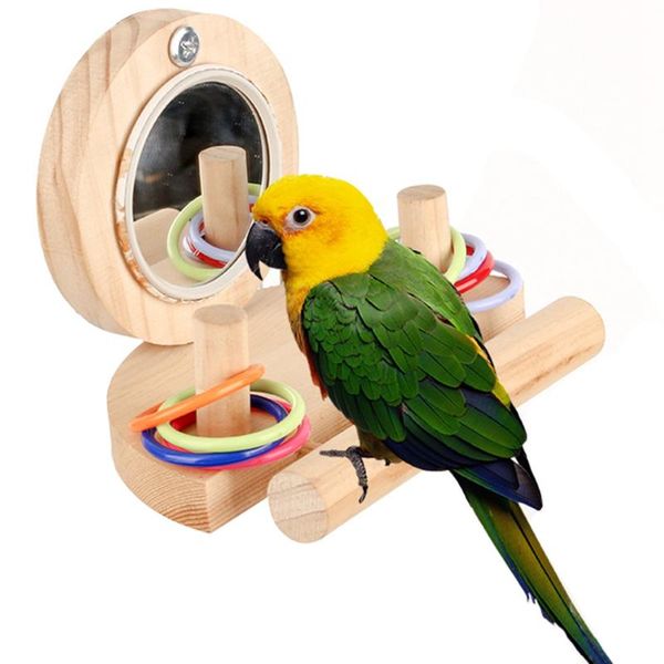 other bird supplies stand perch with mirror parrot cage wood intelligence training chew toy colorful rings for parakeet cockatiels
other bird supplies stand perch with mirror parrot cage wood intelligence training chew toy colorful rings for parakeet cockatiels