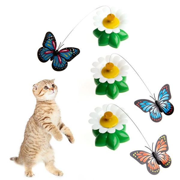 electric rotating butterfly cat rod funny pet toys kitten play toy m15 
electric rotating butterfly cat rod funny pet toys kitten play toy m15