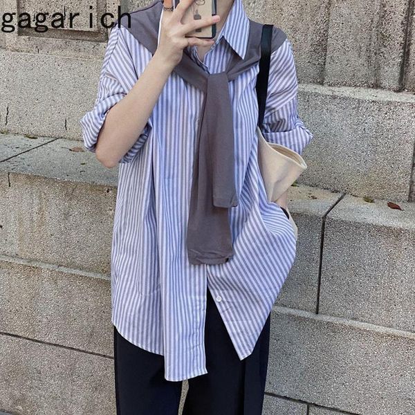 women's blouses & shirts gagarich women striped blouse cape office lady turn-down collar casual loose chic streetwear summer autumn fem, White
women's blouses & shirts gagarich women striped blouse cape office lady turn-down collar casual loose chic streetwear summer autumn fem, White