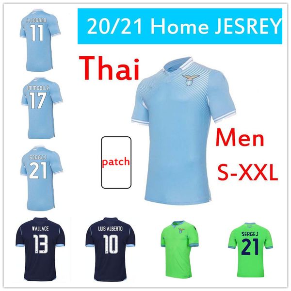 20 21 Lazio soccer jersey 2020 2021 Lazio anniversary football shirt LUIS ALBERTO IMMOBILE SERGEJ Men Kids kits maillot maglia da calcio, Away+patch
20 21 Lazio soccer jersey 2020 2021 Lazio anniversary football shirt LUIS ALBERTO IMMOBILE SERGEJ Men Kids kits maillot maglia da calcio, Away+patch