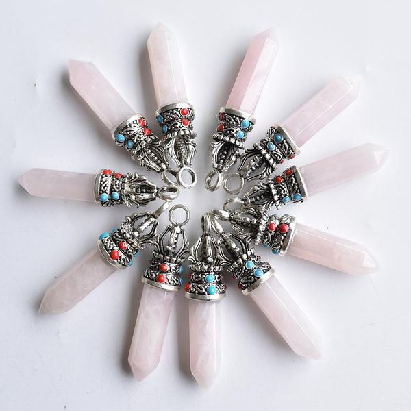 pillar chakra reiki healing pendulums charms natural stones pendant amulet pink crystal opal hexagonal for men women necklace jewelry making, Bronze;silver
pillar chakra reiki healing pendulums charms natural stones pendant amulet pink crystal opal hexagonal for men women necklace jewelry making, Bronze;silver