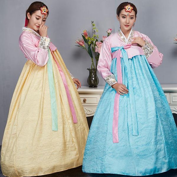 color fashion korean traditional dress women hanbok ancient clothes luxury ethnic clothing, Red
color fashion korean traditional dress women hanbok ancient clothes luxury ethnic clothing, Red