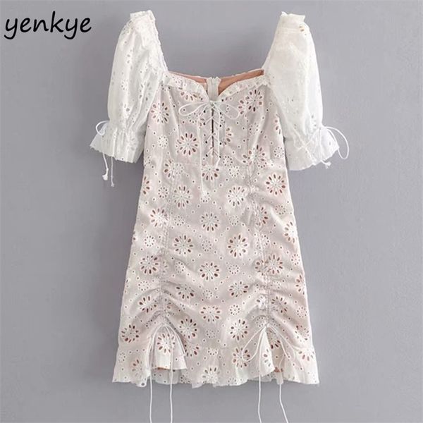 brand fashion women floral embroidery dress elegant lady draped drawstring bodycon mini party summer ldzz6040 210514, Black;gray
brand fashion women floral embroidery dress elegant lady draped drawstring bodycon mini party summer ldzz6040 210514, Black;gray
