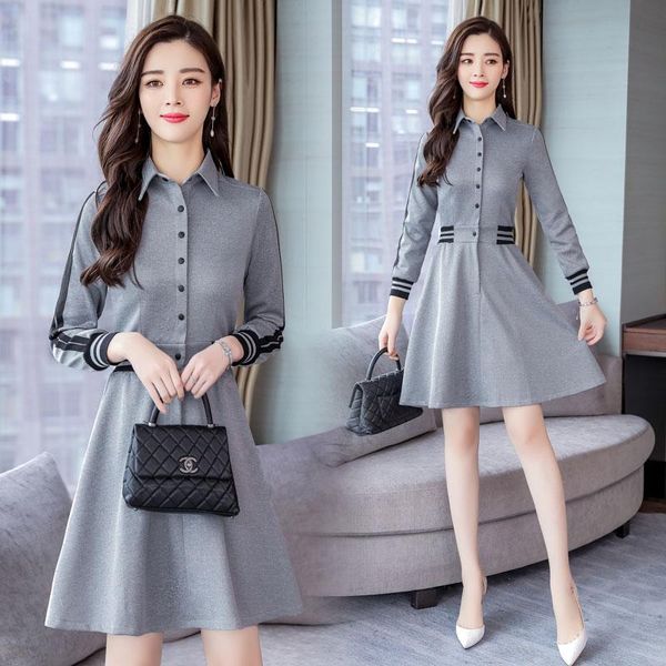 casual dresses 2021 vintage solid female mini autumn spring long sleeve waist dress elegant women bodycon party vestidos, Black;gray
casual dresses 2021 vintage solid female mini autumn spring long sleeve waist dress elegant women bodycon party vestidos, Black;gray